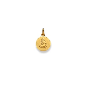Anhänger 750/18 K Gelbgold, Sternzeichen Jungfrau