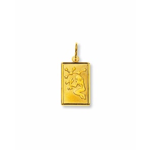 Anhänger 750/18 K Gelbgold, Sternzeichen Jungfrau