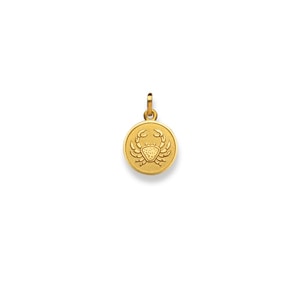 Anhänger 750/18 K Gelbgold, Sternzeichen Krebs