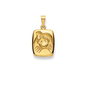 Anhänger 750/18 K Gelbgold, Sternzeichen Krebs