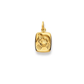 Anhänger 750/18 K Gelbgold, Sternzeichen Krebs