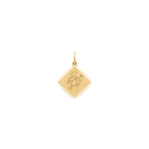 Anhänger 750/18 K Gelbgold, Sternzeichen Krebs