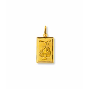 Anhänger 750/18 K Gelbgold, Sternzeichen Krebs