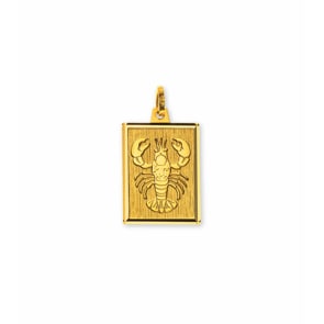Anhänger 750/18 K Gelbgold, Sternzeichen Krebs