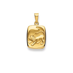 Anhänger 750/18 K Gelbgold, Sternzeichen Löwe
