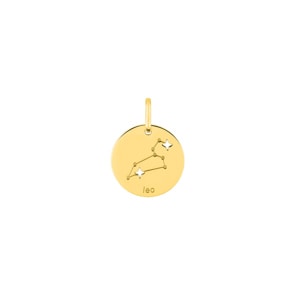 Anhänger 750/18 K Gelbgold Sternzeichen Löwe - Spanische Version
