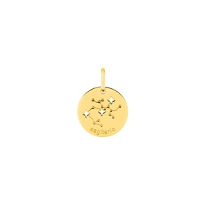 Anhänger 750/18 K Gelbgold Sternzeichen Schütze - Spanische Version