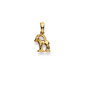 Anhänger 750/18 K Gelbgold, Sternzeichen Steinbock