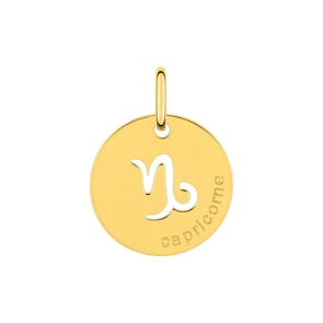 Anhänger 750/18 K Gelbgold, Sternzeichen Steinbock