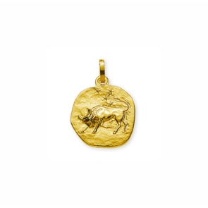 Anhänger 750/18 K Gelbgold, Sternzeichen Stier