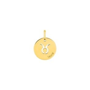 Anhänger 750/18 K Gelbgold Sternzeichen Stier - Spanische Version
