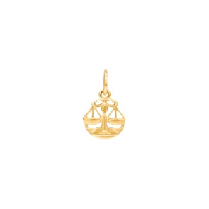 Anhänger 750/18 K Gelbgold, Sternzeichen Waage