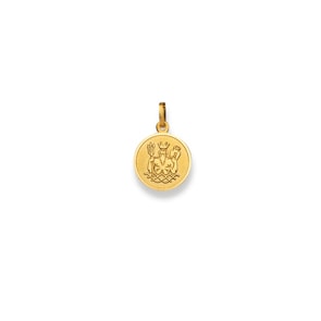 Anhänger 750/18 K Gelbgold, Sternzeichen Wassermann