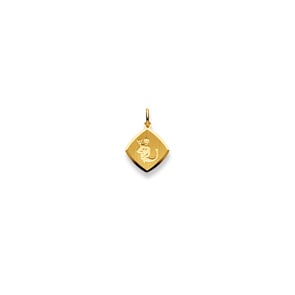 Anhänger 750/18 K Gelbgold, Sternzeichen Wassermann