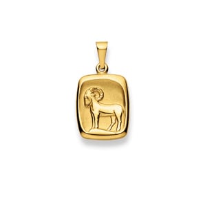 Anhänger 750/18 K Gelbgold, Sternzeichen Widder