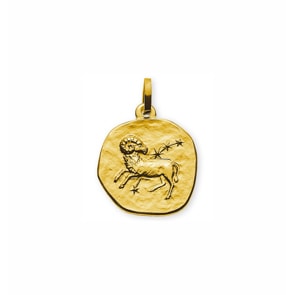 Anhänger 750/18 K Gelbgold, Sternzeichen Widder