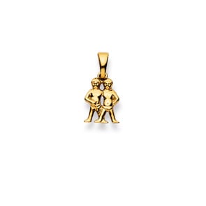 Anhänger 750/18 K Gelbgold, Sternzeichen Zwillinge