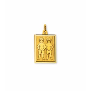 Anhänger 750/18 K Gelbgold, Sternzeichen Zwillinge