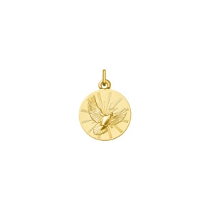 Anhänger 750/18 K Gelbgold Taube