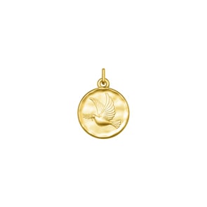 Anhänger 750/18 K Gelbgold Taube