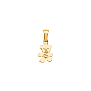 Anhänger 750/18 K Gelbgold, Teddybär