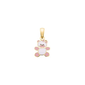 Anhänger 750/18 K Gelbgold, Teddybär