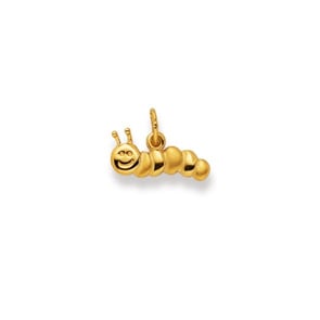 Pendentif or jaune 750/18 ct, Ver