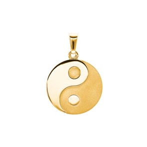 Pendentif or jaune 750/18 ct, Yin Yang