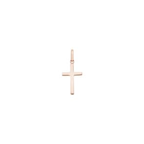 Pendentif or rosé 750/18 ct 10x16mm, Croix