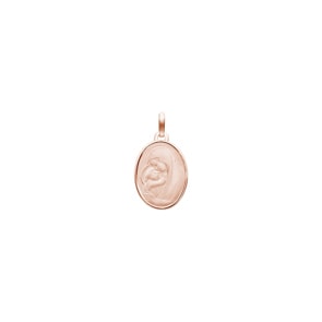 Anhänger 750/18 K Roségold 15x19mm, Madonna mit Kind