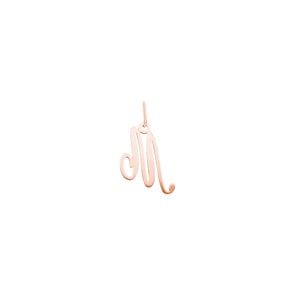 Anhänger 750/18 K Roségold, Buchstabe M