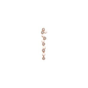 Anhänger 750/18 K Roségold mit Diamanten 0.05 ct H/si