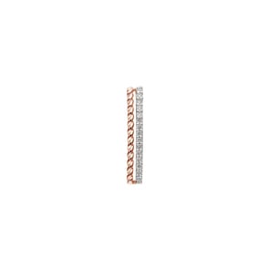 Anhänger 750/18 K Roségold mit Diamanten 0.06 ct H/si