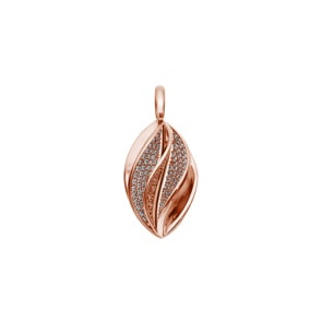 Anhänger 750/18 K Roségold mit Diamanten 0.42 ct G/vs