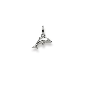 Pendentif or gris 750/18 ct, Dauphin