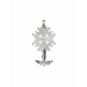 Pendentif or gris 750/18 ct, Croix Hugenotte