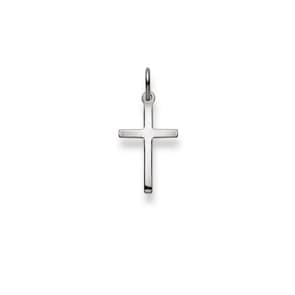 Pendant 750/18 K White Gold, Cross