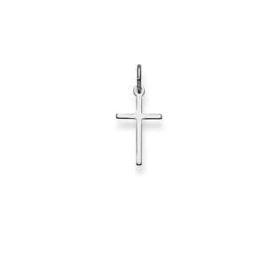 Pendant 750/18 K White Gold, Cross