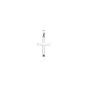 Pendentif or gris 750/18 ct, Croix