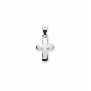 Pendentif or gris 750/18 ct, Croix