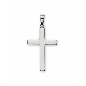 Pendentif or gris 750/18 ct, Croix