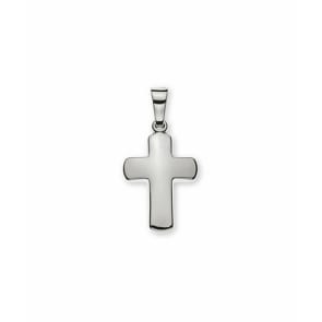 Pendentif or gris 750/18 ct, Croix