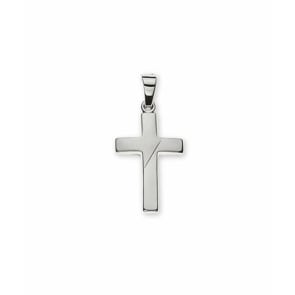Pendant 750/18 K White Gold, Cross