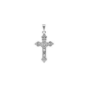 Pendentif or gris 750/18 ct, Croix