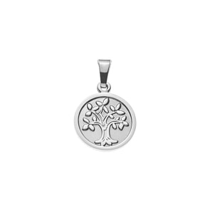 Pendentif or gris 750/18 ct, Arbre de vie