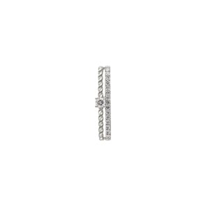 Anhänger 750/18 K Weissgold mit Diamanten 0.12 ct H/si