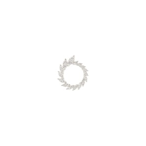 Anhänger 750/18 K Weissgold mit Diamanten 0.25 ct H/si