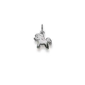 Pendentif or gris 750/18 ct, Cheval