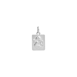 Anhänger 925 Silber rhodiniert 10x13mm, Schutzengel