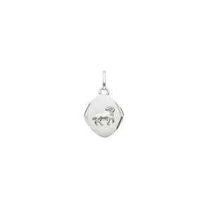 Anhänger 925 Silber rhodiniert 14x16mm, Sternzeichen Widder
